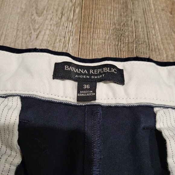 Banana Republic Aiden Short Classic Fit 9" Inseam Chino Shorts Men's Size 36 - Picture 7 of 8